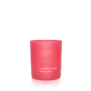 scented candle raspberry sorbet raspberry pink