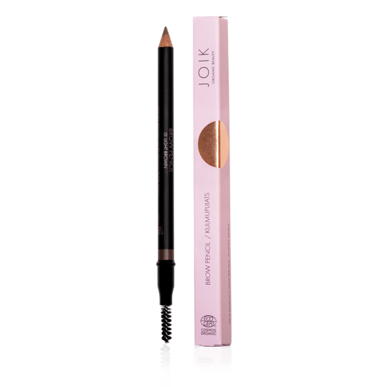 eyebrow pencil with brush light brown