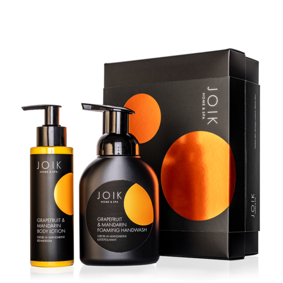 gift set grapefruit & mandarin with body lotion and hand wash