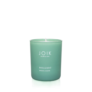 scented candle basil and mint