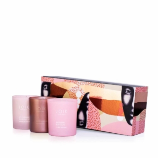 glam scented candle gift set- bon bon, sparkling wine, salted caramel