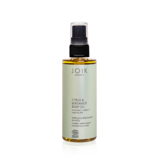 body oil with organic oils and bergamot essential oil