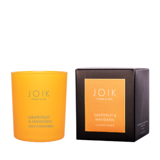 grapefruit & mandarin christmas scent scented candle citrus